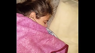 cumming in my sleeping hot milf wife'_s pussy