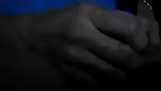 Cgirl vibrates pussy for 6 in blue panties7-12-16 P1