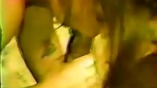 Hubby filming wife huge orgasm in vintage interracial
