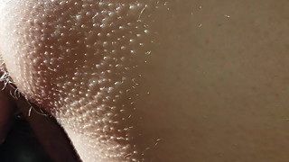 Spunking on her ass