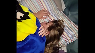 fucking my sleeping hot milf wife again