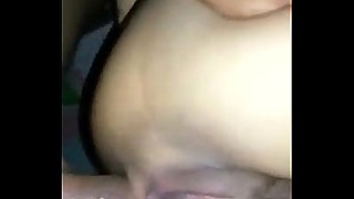 Wet pussy wife getting anal fucked