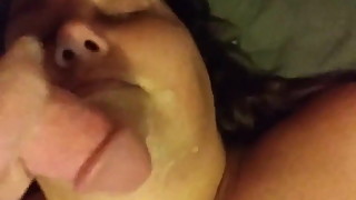 Rimming bbw wifey and facial